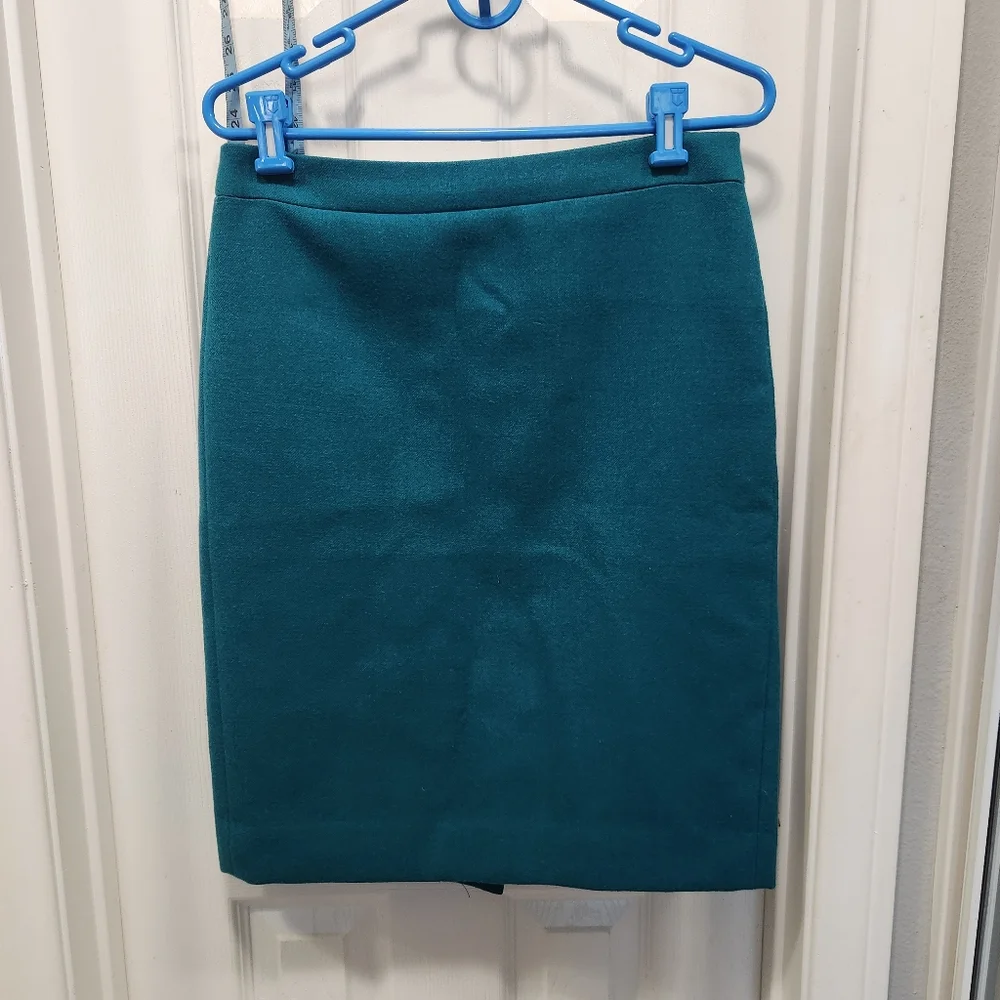 J. Crew no 2 pencil wool skirt size 6